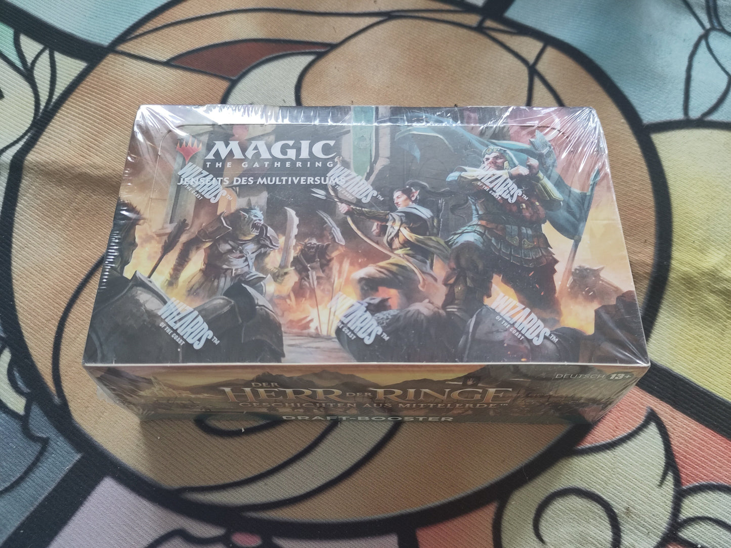 Boite de boosters de draft de Le Seigneur des Anneaux : chroniques de la Terre du Milieu