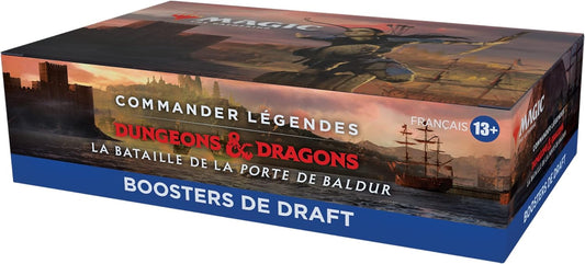 Boite de boosters de draft de Commander Lรฉgendes : la bataille de la Porte de Baldur