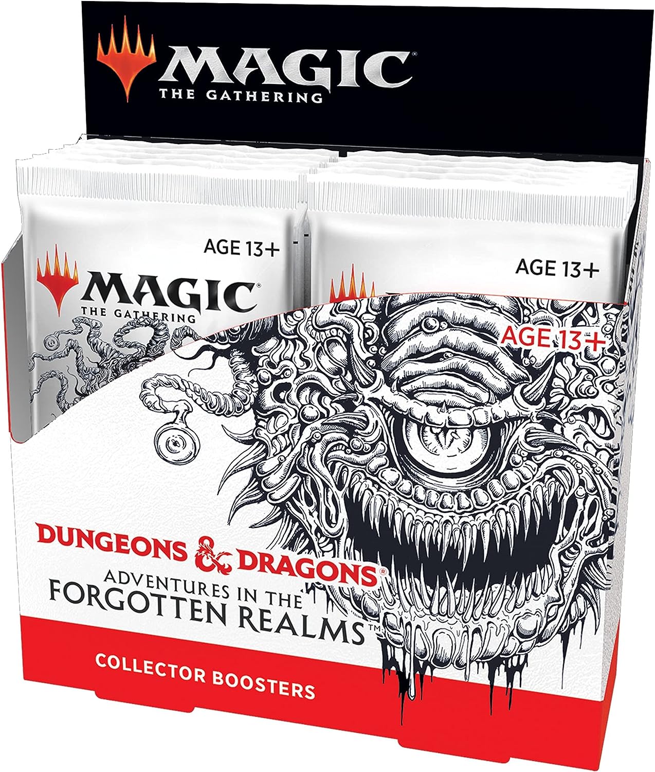 Magic: The Gathering Adventures in the Forgotten Realms Collector Booster Box | 12 Packs (180 Magic Cards)