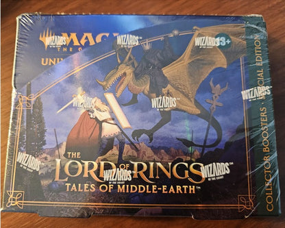 Boîte de boosters collector édition spéciale Le Seigneur des Anneaux : chroniques de la Terre du Milieu